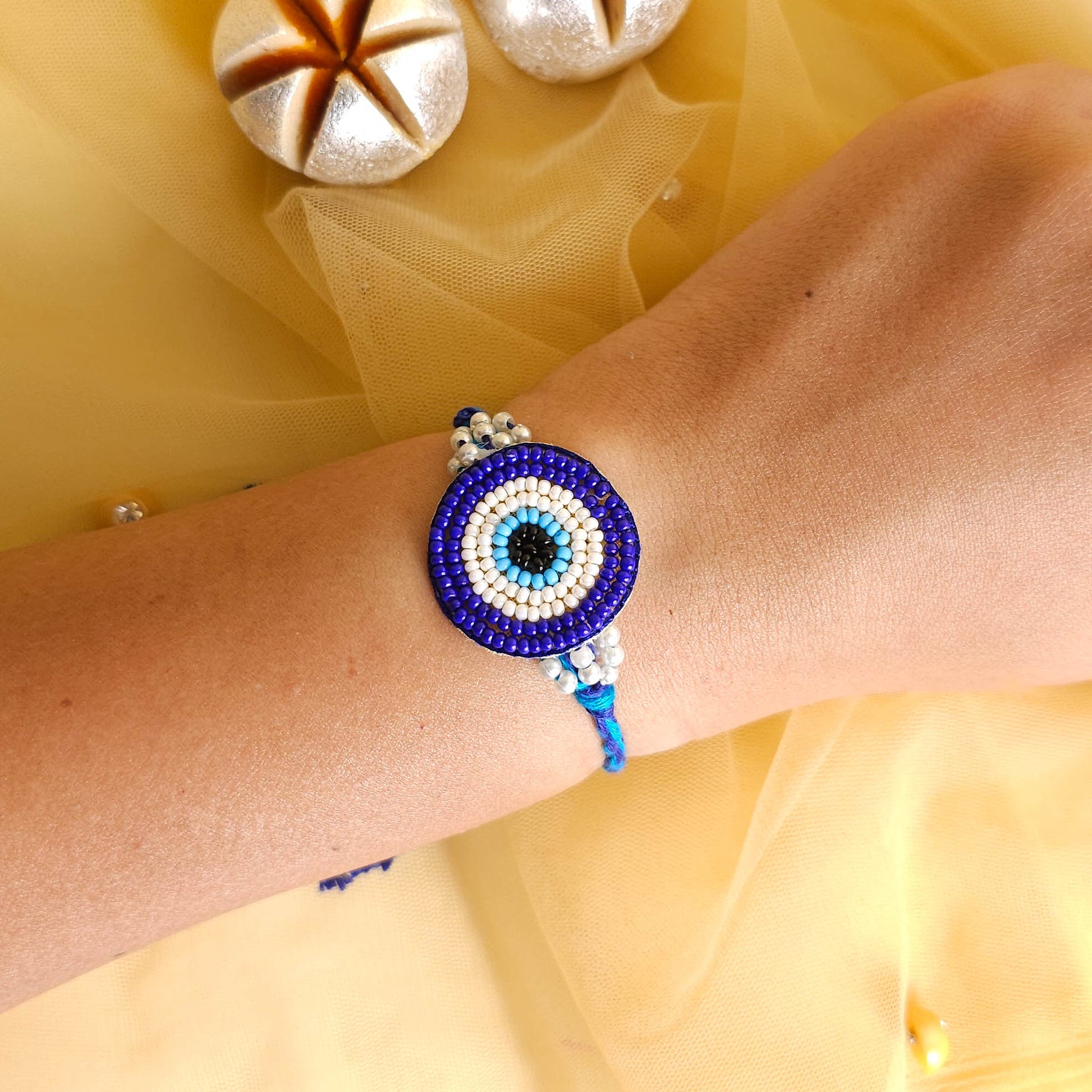 Blue Evil Eye Rakhi