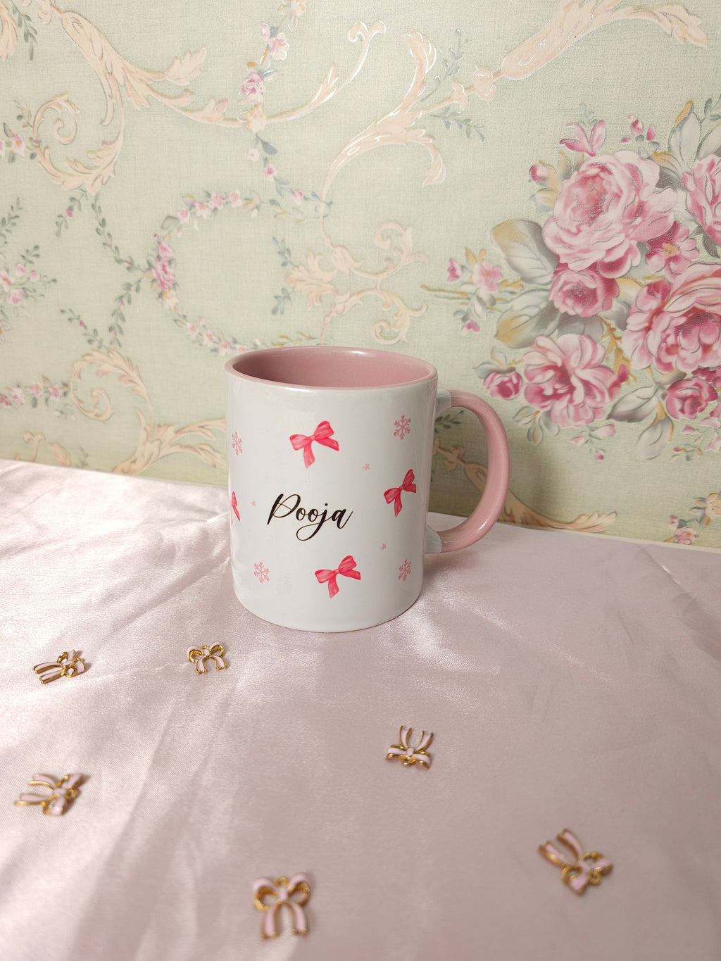 Bow Mugs personalized