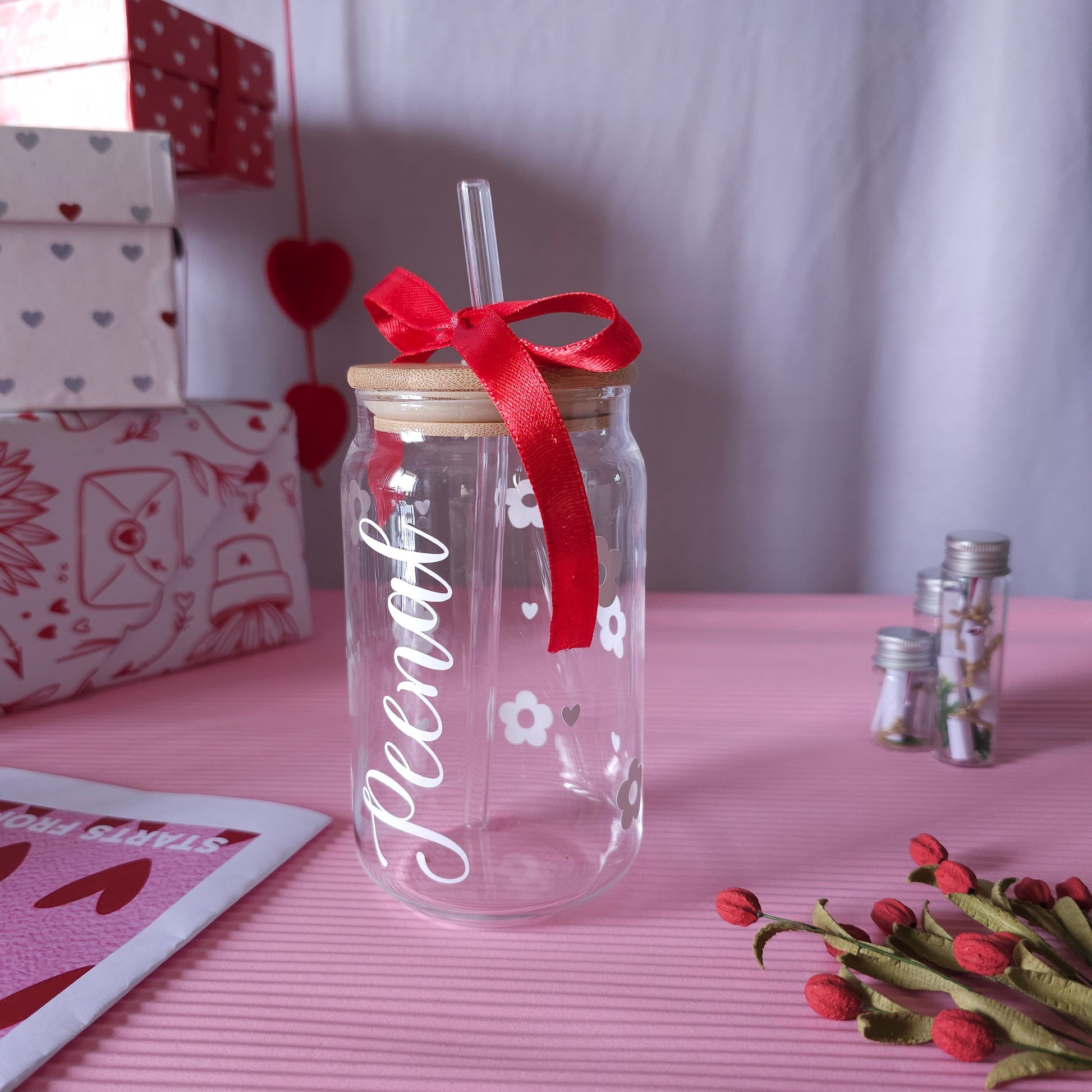 Cute Flower Sipper Personalized