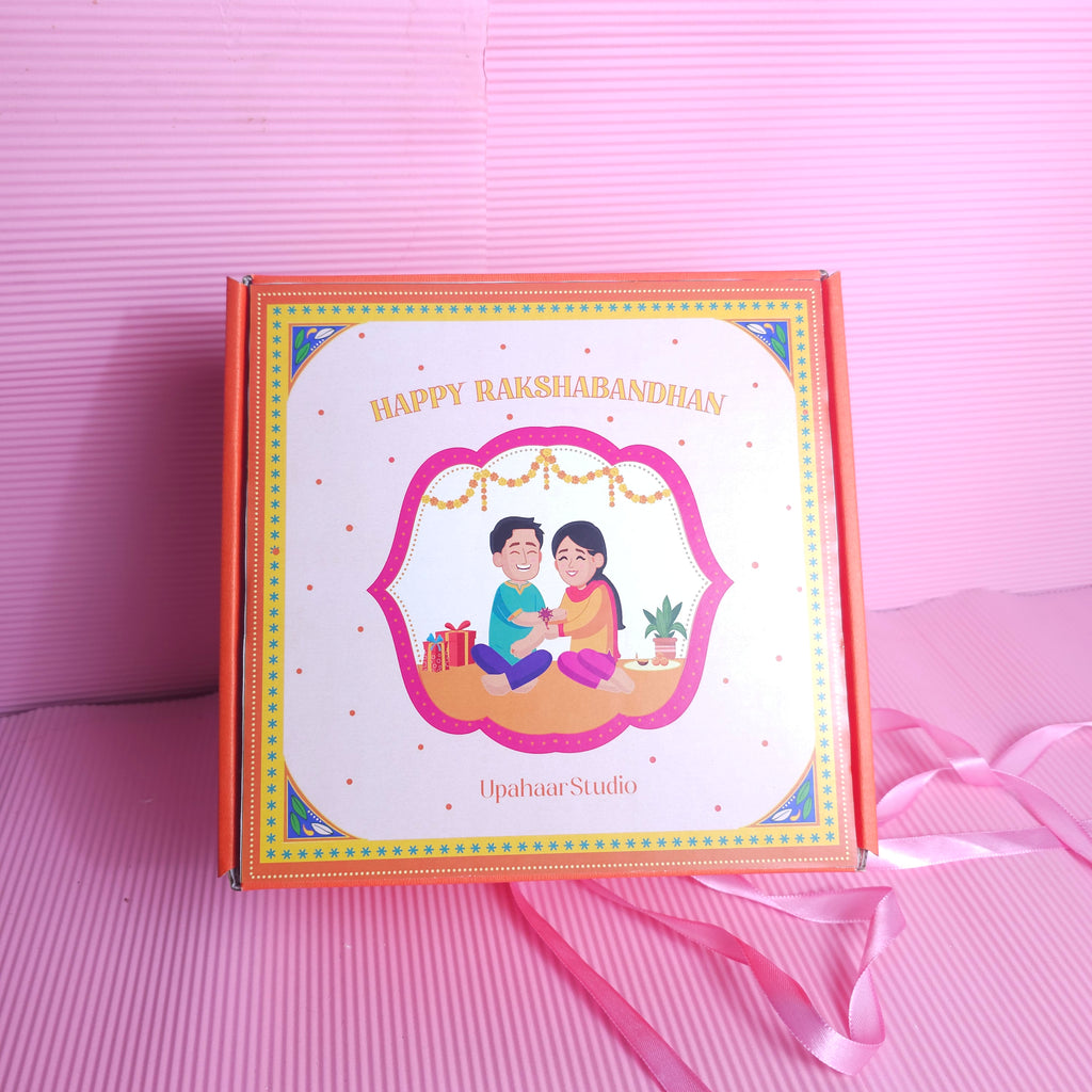 Illustration hamper box for sister | Personalized box