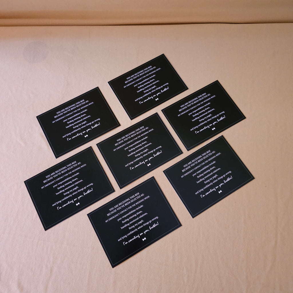Personalised Card for Groomsmen