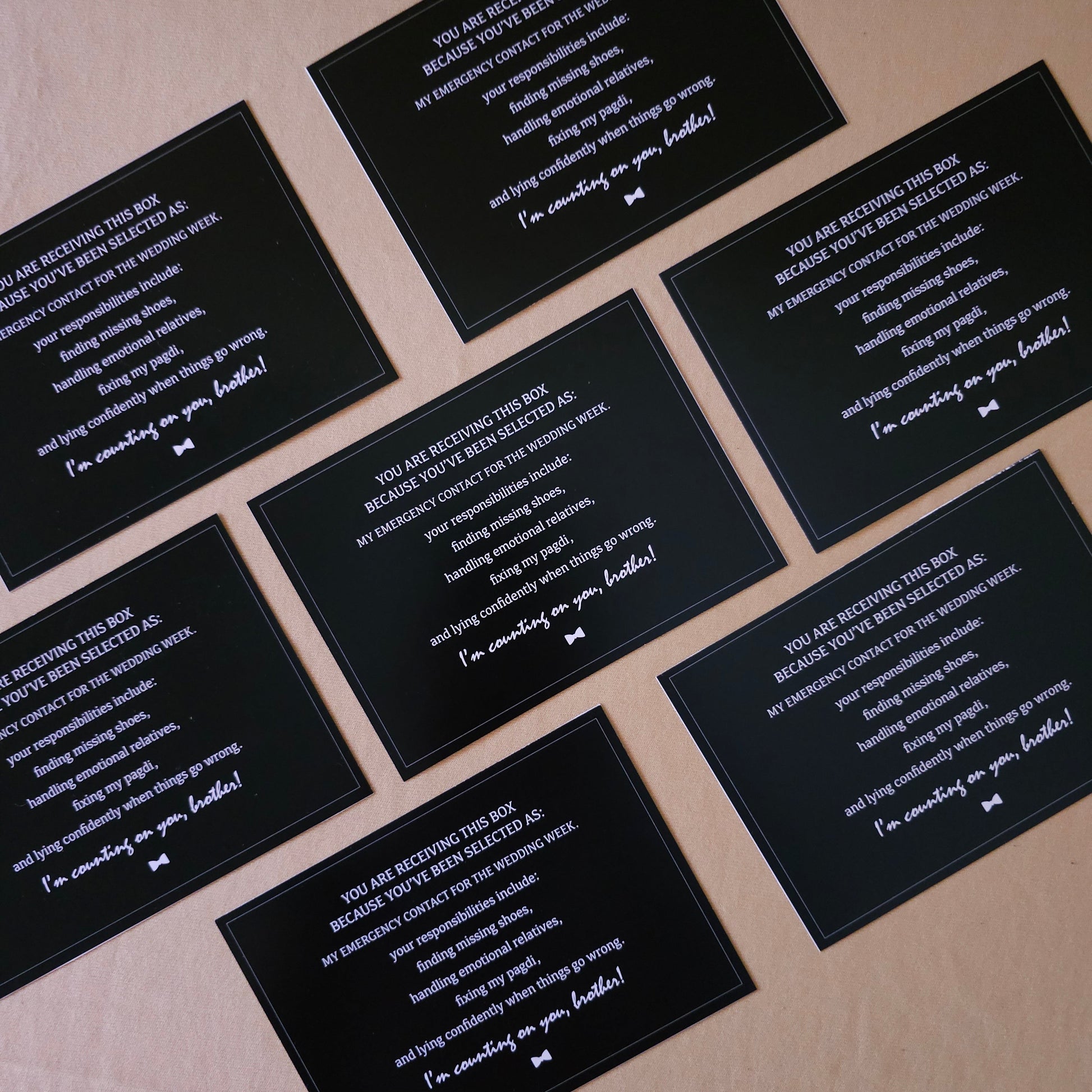 Personalised Card for Groomsmen