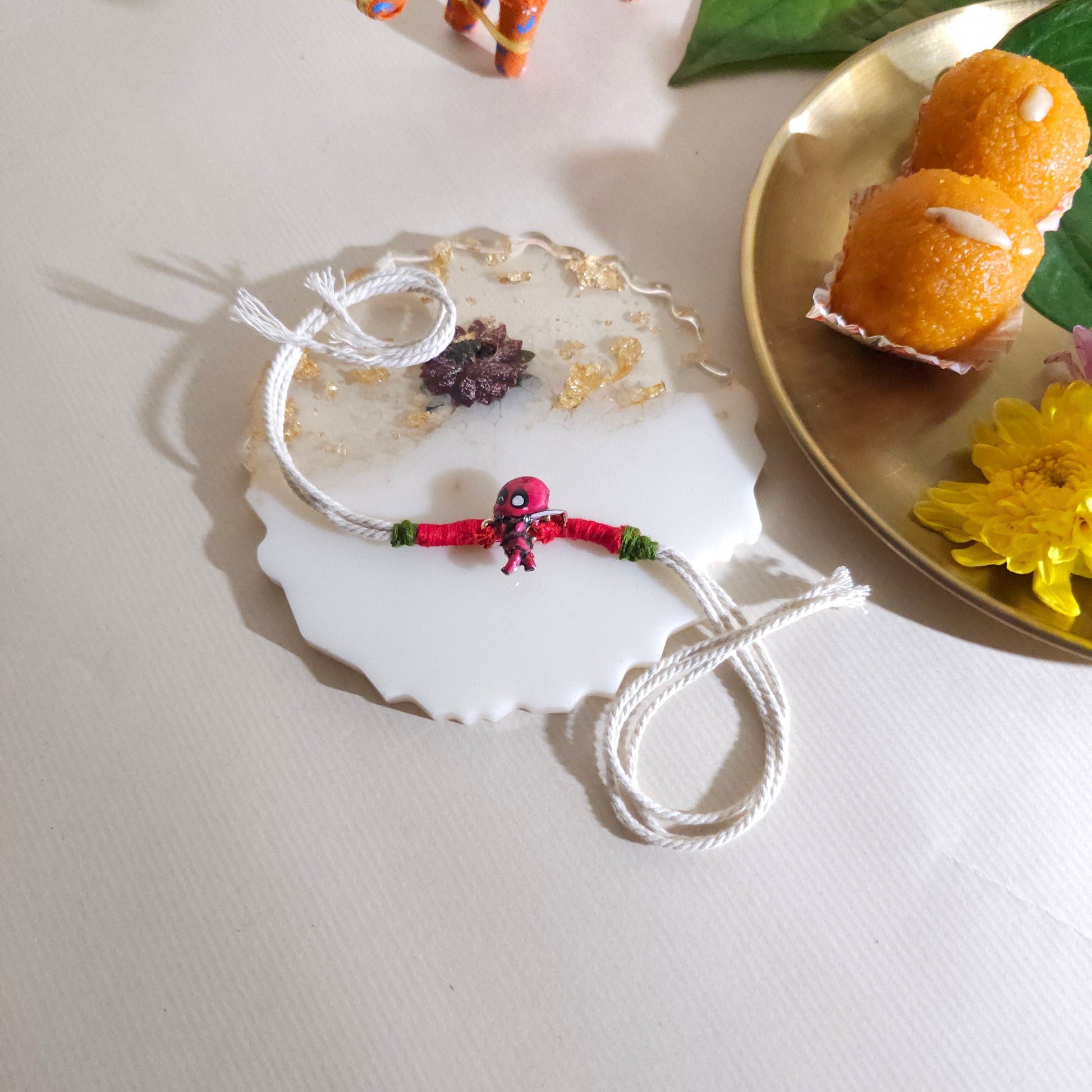 Spiderman charm Kids Rakhi