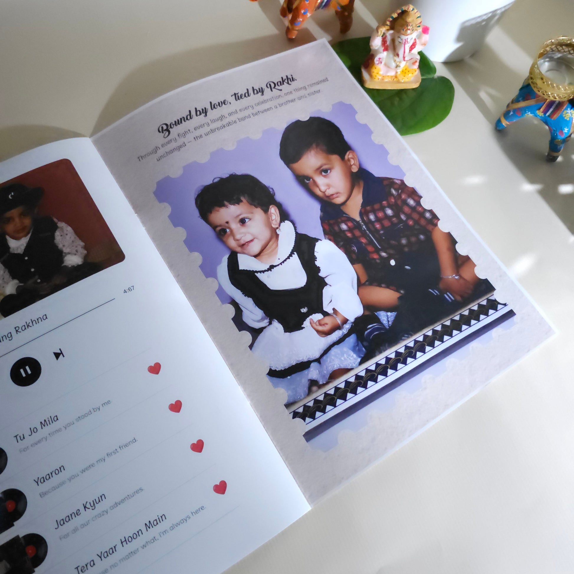 Rakhi personalised Magazine.