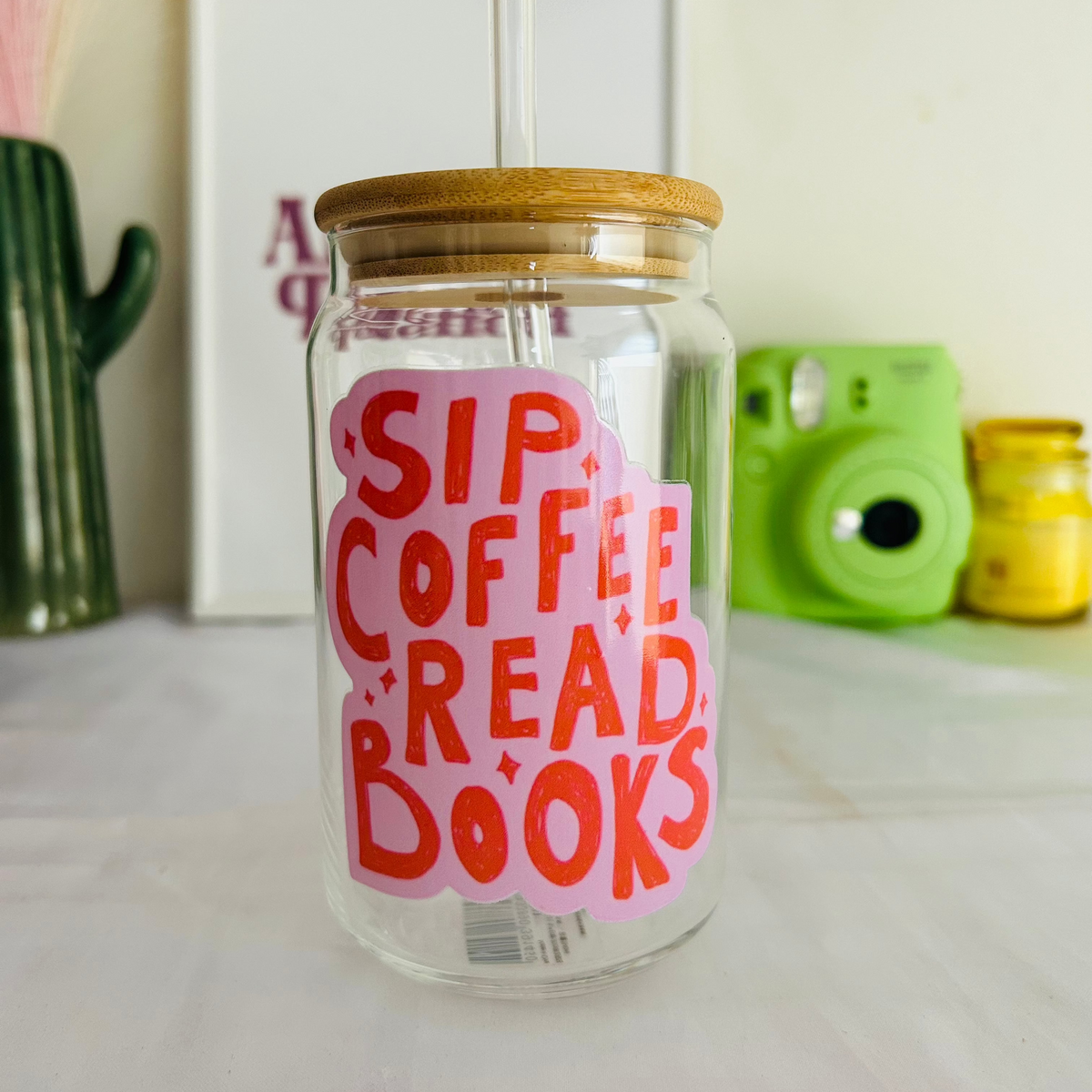 Sip coffee read Books Sipper