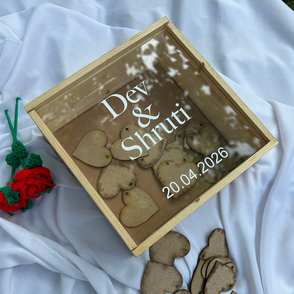 Keepshake Box (set of 50 hearts)