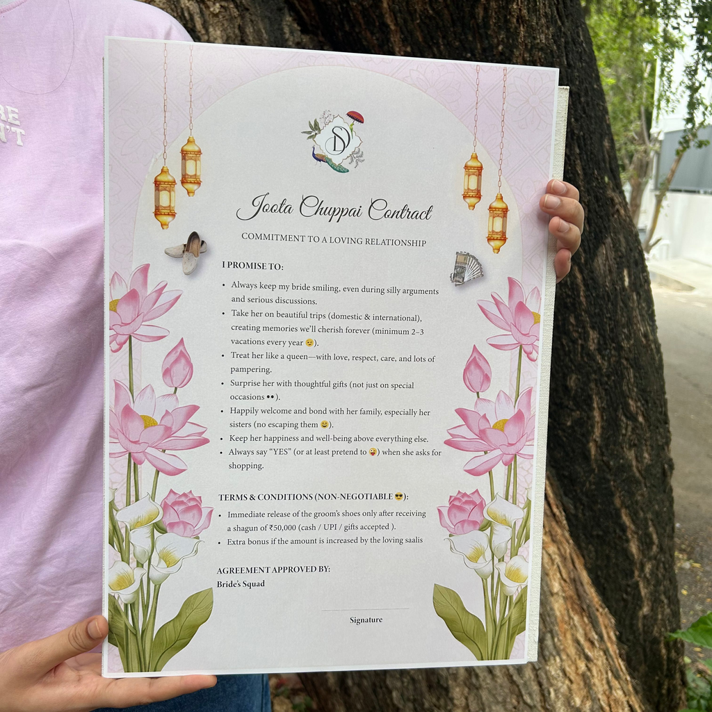 Wedding Contract Board