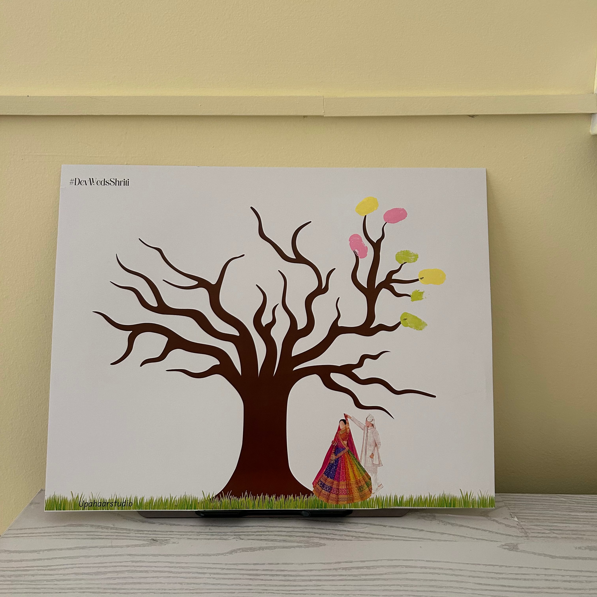 Canvas Tree for Finger Prints