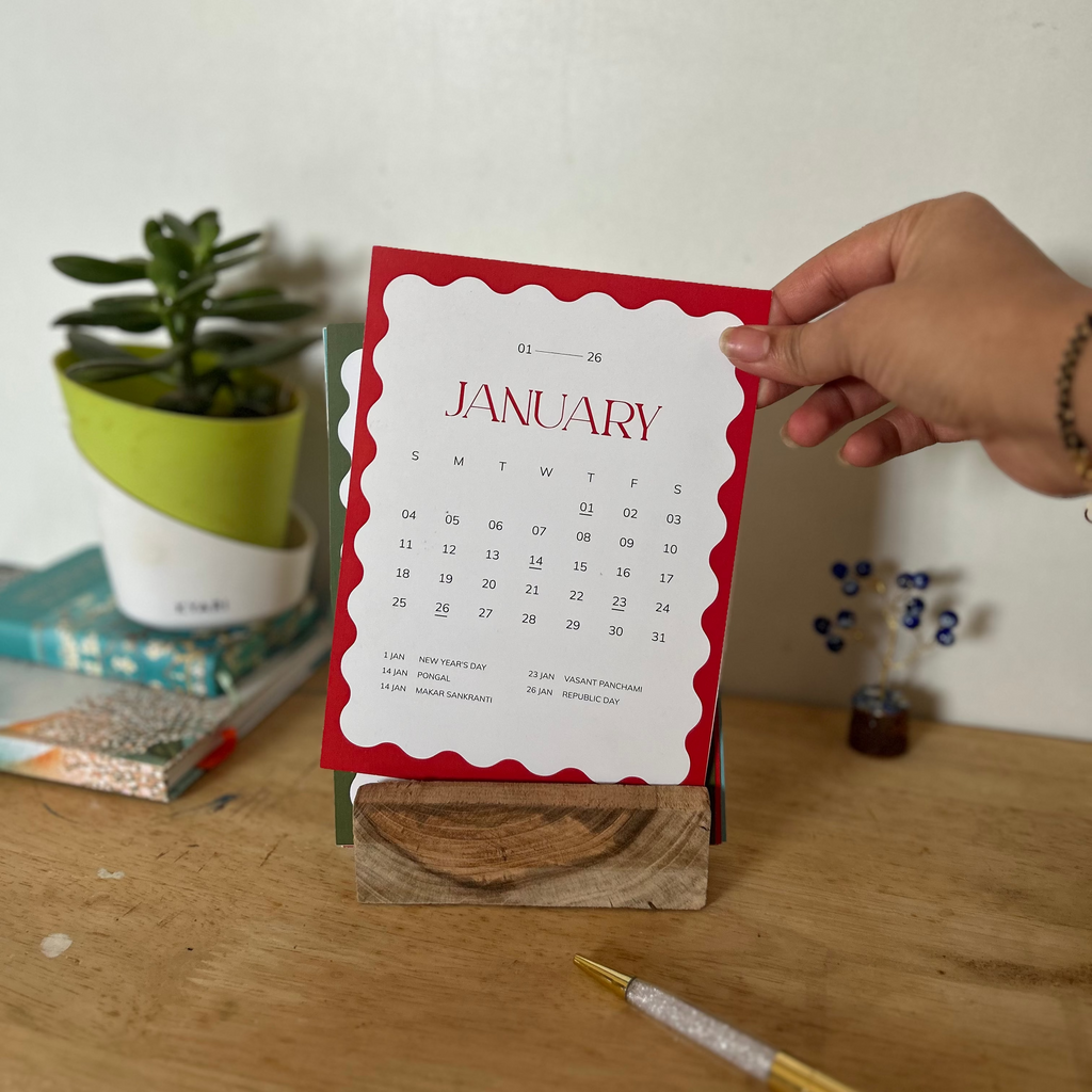 Pinterest-Worthy Calendar with Acrylic Stand