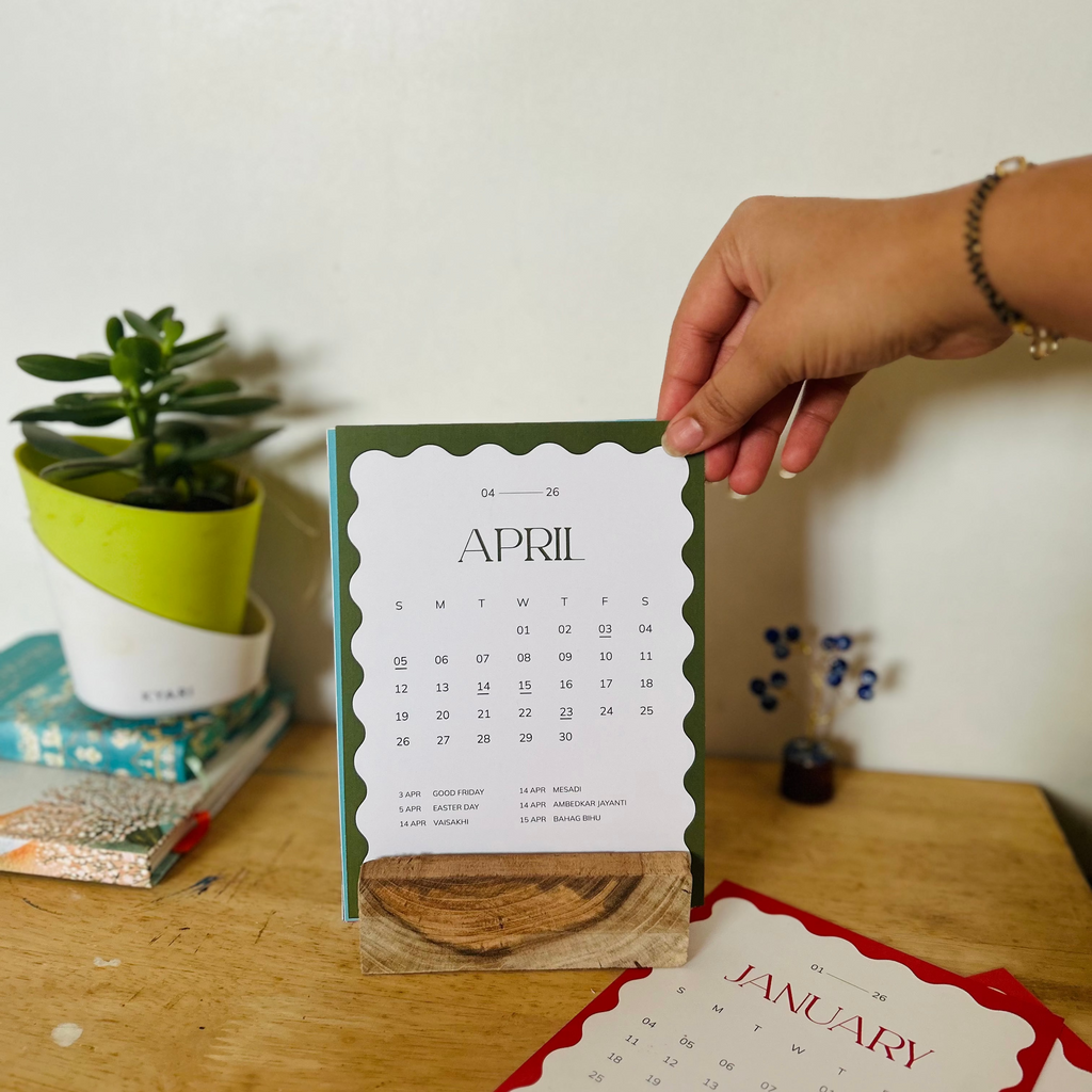 Pinterest-Worthy Calendar with Acrylic Stand