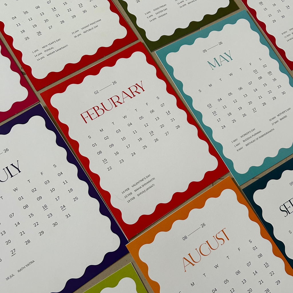 Pinterest-Worthy Calendar with Acrylic Stand