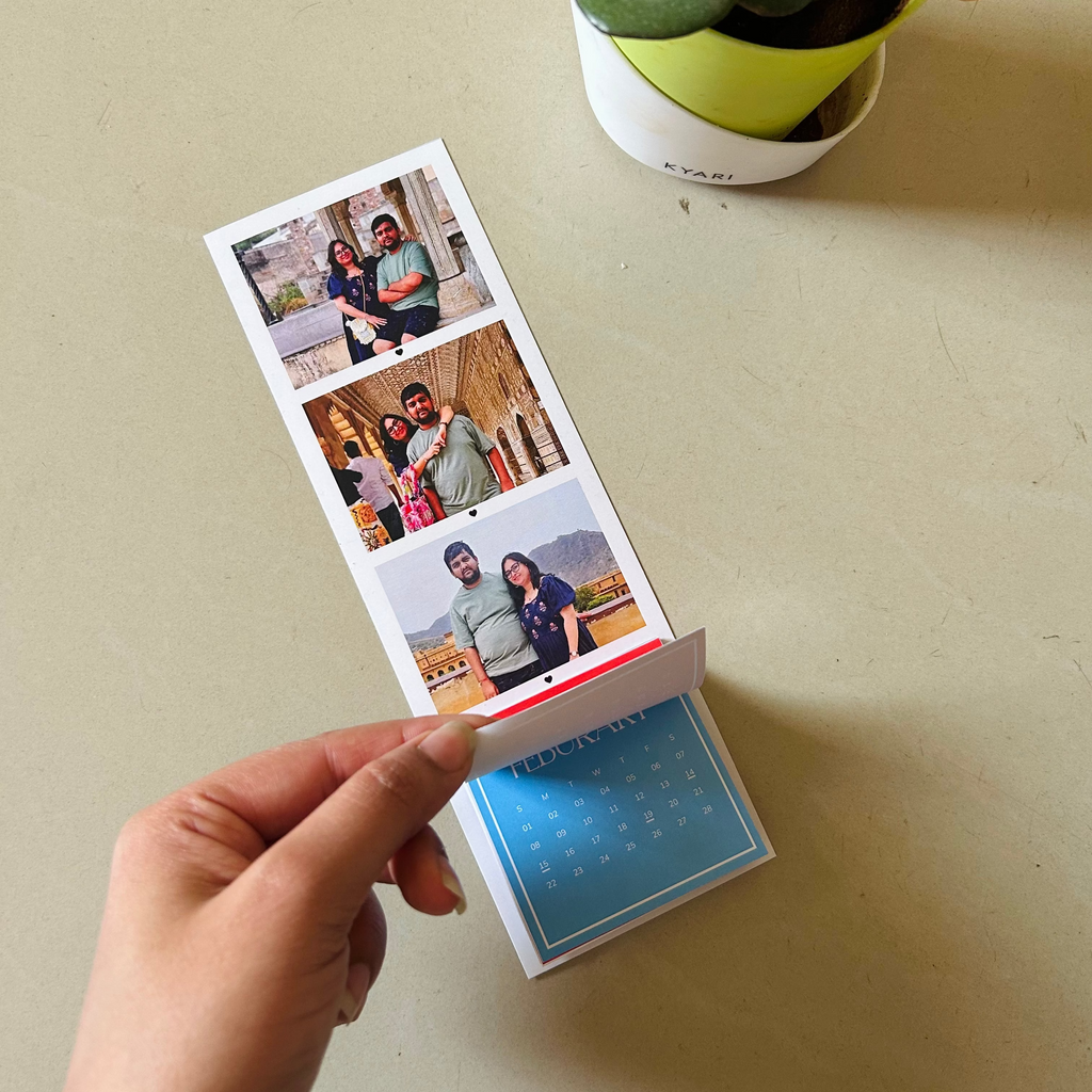 Tear-Up Fridge Magnet Polaroid Calendar