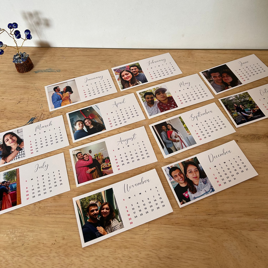 Fridge Magnet 12-Month Calendar