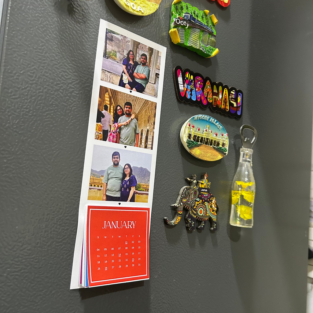 Tear-Up Fridge Magnet Polaroid Calendar