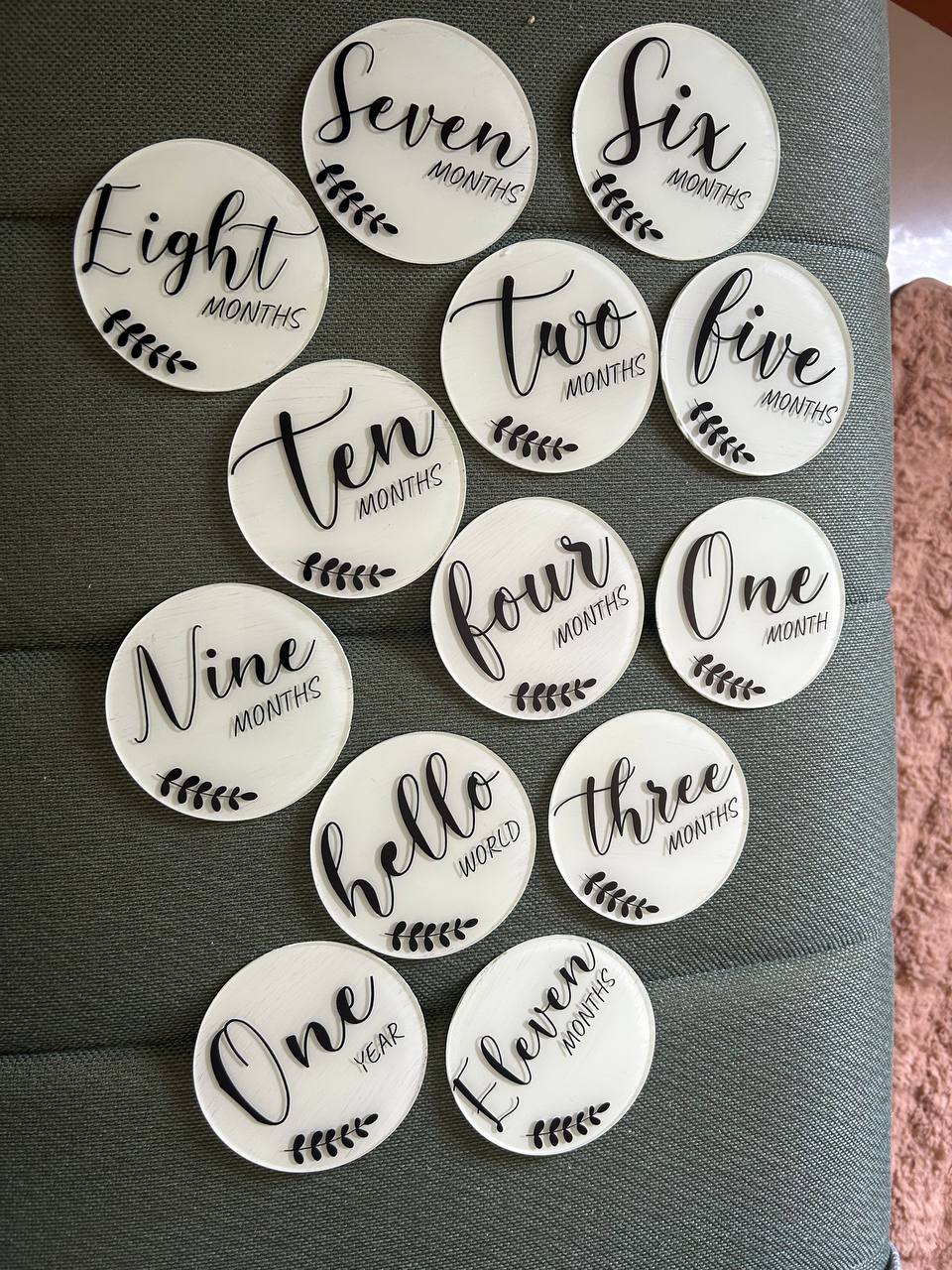 Baby Milestone Photoshoot