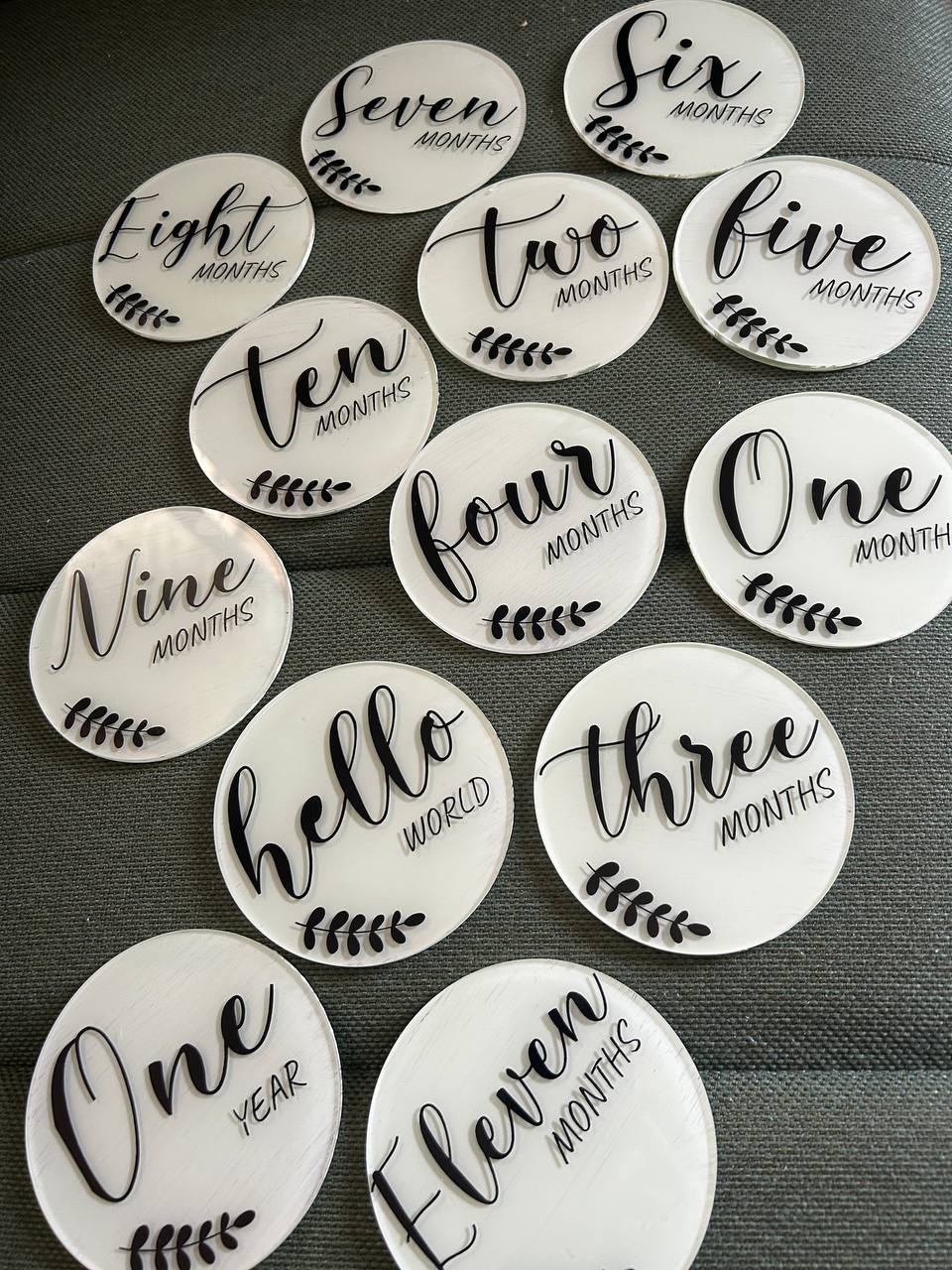 Baby Milestone Photoshoot